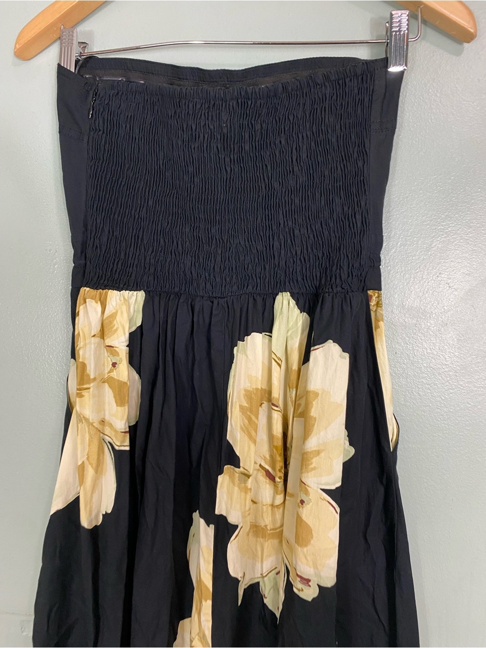 Anthropologie Maeve Strapless Waisted Maxi Dress Small - Picture 5 of 9
